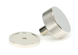 From The Anvil - Polished Nickel Brompton Cabinet Knob - 38mm (Plain) | Sku. 47145 | Trade Door Handles.