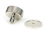 From The Anvil - Polished Nickel Brompton Cabinet Knob - 38mm (Plain) | Sku. 47145 | Trade Door Handles.
