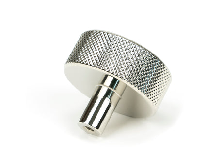 From The Anvil - Polished Nickel Brompton Cabinet Knob - 38mm (No rose) | Sku. 47146 | Trade Door Handles.