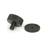 From The Anvil - Aged Bronze Brompton Cabinet Knob - 38mm (Plain) | Sku. 47149 | Trade Door Handles.