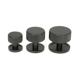From The Anvil - Aged Bronze Brompton Cabinet Knob - 38mm (Plain) | Sku. 47149 | Trade Door Handles.