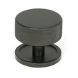 From The Anvil - Aged Bronze Brompton Cabinet Knob - 38mm (Plain) | Sku. 47149 | Trade Door Handles.