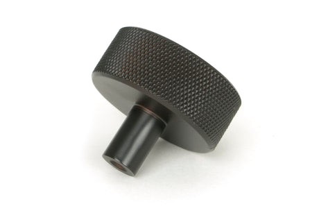 From The Anvil - Aged Bronze Brompton Cabinet Knob - 38mm (No rose) | Sku. 47150 | Trade Door Handles.