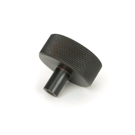 From The Anvil - Aged Bronze Brompton Cabinet Knob - 38mm (No rose) | Sku. 47150 | Trade Door Handles.