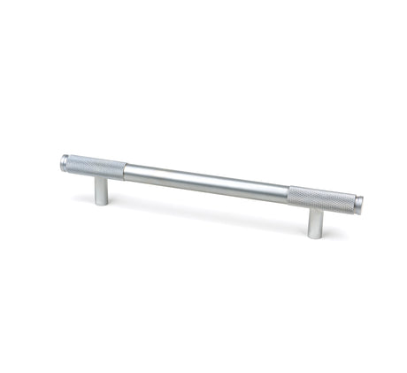 From The Anvil - Satin Chrome Half Brompton Pull Handle - Medium | Sku. 47151 | Trade Door Handles.