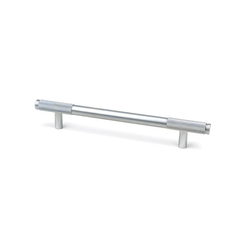 From The Anvil - Satin Chrome Half Brompton Pull Handle - Medium | Sku. 47151 | Trade Door Handles.