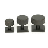 From The Anvil - Aged Bronze Brompton Cabinet Knob - 38mm (Square) | Sku. 47152 | Trade Door Handles.