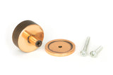 From The Anvil - Polished Bronze Brompton Cabinet Knob - 38mm (Plain) | Sku. 47153 | Trade Door Handles.