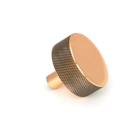 From The Anvil - Polished Bronze Brompton Cabinet Knob - 38mm (No rose) | Sku. 47154 | Trade Door Handles.