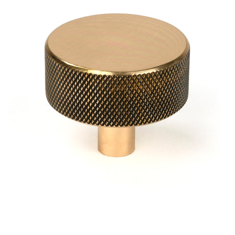 From The Anvil - Polished Bronze Brompton Cabinet Knob - 38mm (No rose) | Sku. 47154 | Trade Door Handles.