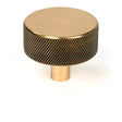 From The Anvil - Polished Bronze Brompton Cabinet Knob - 38mm (No rose) | Sku. 47154 | Trade Door Handles.