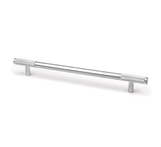 From The Anvil - Satin Chrome Half Brompton Pull Handle - Large | Sku. 47155 | Trade Door Handles.