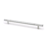 From The Anvil - Satin Chrome Half Brompton Pull Handle - Large | Sku. 47155 | Trade Door Handles.