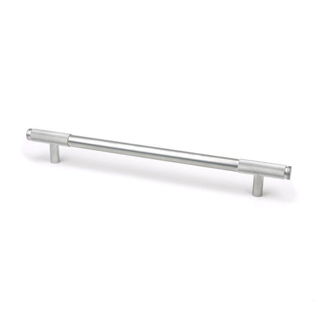 From The Anvil - Satin Chrome Half Brompton Pull Handle - Large | Sku. 47155 | Trade Door Handles.