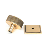 From The Anvil - Polished Bronze Brompton Cabinet Knob - 38mm (Square) | Sku. 47156 | Trade Door Handles.
