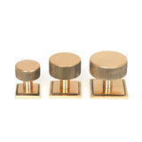 From The Anvil - Polished Bronze Brompton Cabinet Knob - 38mm (Square) | Sku. 47156 | Trade Door Handles.
