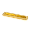From The Anvil - Polished Brass 250mm Art Deco Rectangular Pull | Sku. 47158 | Trade Door Handles.