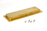 From The Anvil - Polished Brass 175mm Plain Rectangular Pull | Sku. 47159 | Trade Door Handles.