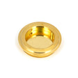 From The Anvil - Polished Brass 60mm Art Deco Round Pull | Sku. 47165 | Trade Door Handles.