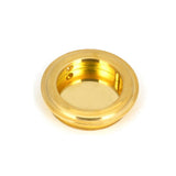 From The Anvil - Polished Brass 60mm Art Deco Round Pull | Sku. 47165 | Trade Door Handles.