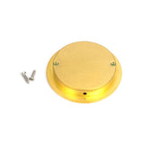 From The Anvil - Polished Brass 75mm Plain Round Pull | Sku. 47168 | Trade Door Handles.