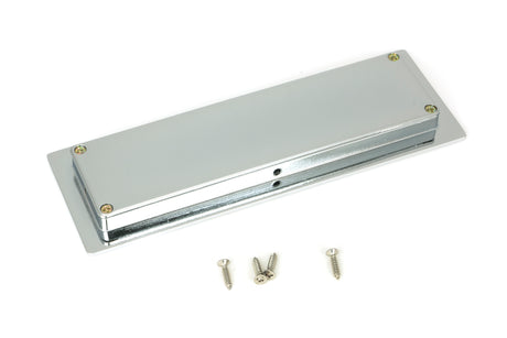 From The Anvil - Polished Chrome 175mm Art Deco Rectangular Pull | Sku. 47175 | Trade Door Handles.