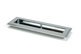 From The Anvil - Polished Chrome 175mm Art Deco Rectangular Pull | Sku. 47175 | Trade Door Handles.
