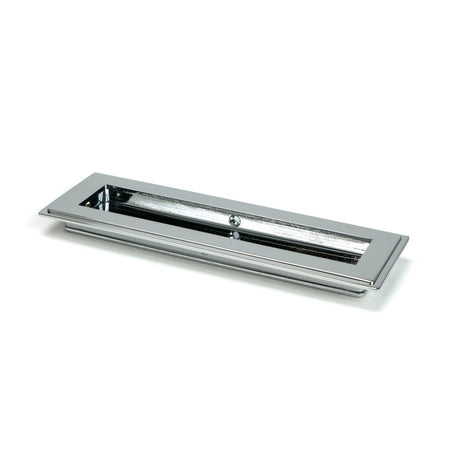 From The Anvil - Polished Chrome 175mm Art Deco Rectangular Pull | Sku. 47175 | Trade Door Handles.