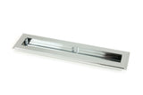 From The Anvil - Polished Chrome 250mm Art Deco Rectangular Pull | Sku. 47176 | Trade Door Handles.