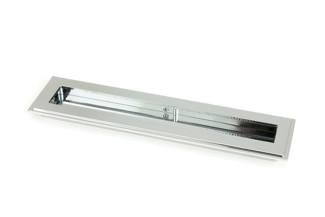 From The Anvil - Polished Chrome 250mm Art Deco Rectangular Pull | Sku. 47176 | Trade Door Handles.