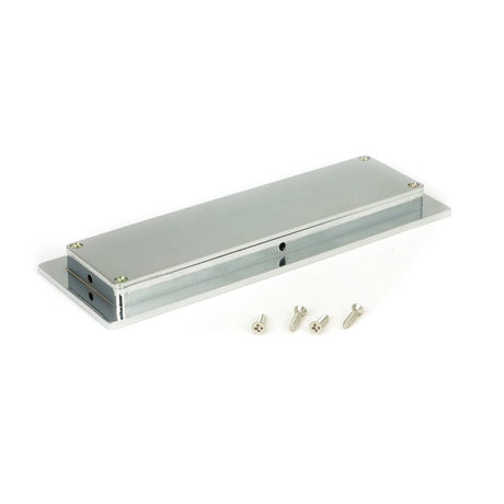 From The Anvil - Polished Chrome 175mm Plain Rectangular Pull | Sku. 47177 | Trade Door Handles.