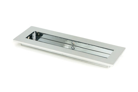 From The Anvil - Polished Chrome 175mm Plain Rectangular Pull | Sku. 47177 | Trade Door Handles.