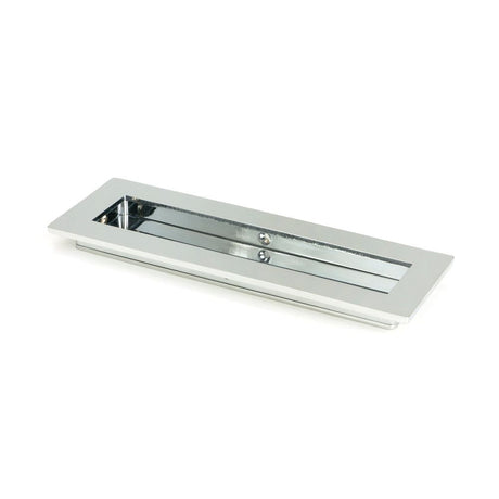 From The Anvil - Polished Chrome 175mm Plain Rectangular Pull | Sku. 47177 | Trade Door Handles.