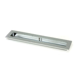 From The Anvil - Polished Chrome 250mm Plain Rectangular Pull | Sku. 47178 | Trade Door Handles.