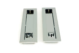 From The Anvil - Polished Chrome 250mm Plain Rectangular Pull - Privacy Set | Sku. 47182 | Trade Door Handles.