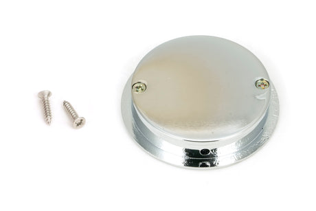 From The Anvil - Polished Chrome 60mm Art Deco Round Pull | Sku. 47183 | Trade Door Handles.