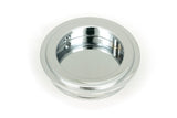 From The Anvil - Polished Chrome 60mm Art Deco Round Pull | Sku. 47183 | Trade Door Handles.