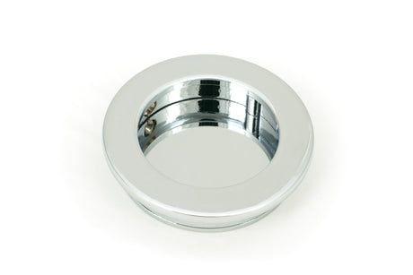 From The Anvil - Polished Chrome 60mm Plain Round Pull | Sku. 47185 | Trade Door Handles.