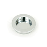 From The Anvil - Polished Chrome 60mm Plain Round Pull | Sku. 47185 | Trade Door Handles.