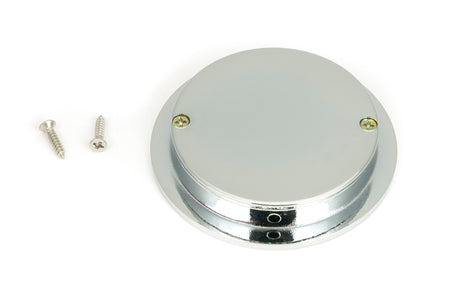 From The Anvil - Polished Chrome 75mm Plain Round Pull | Sku. 47186 | Trade Door Handles.