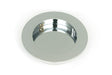 From The Anvil - Polished Chrome 75mm Plain Round Pull | Sku. 47186 | Trade Door Handles.