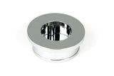 From The Anvil - Polished Chrome 34mm Round Finger Edge Pull | Sku. 47192 | Trade Door Handles.
