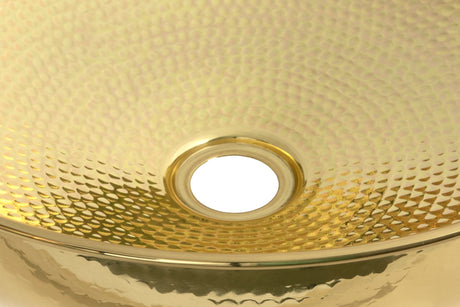 From The Anvil - Hammered Brass Round Sink | Sku. 47199 | Trade Door Handles.