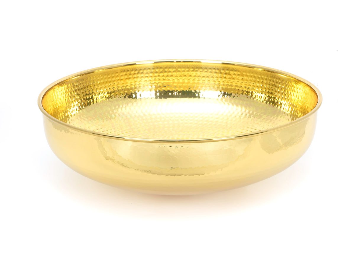From The Anvil - Hammered Brass Round Sink | Sku. 47199 | Trade Door Handles.