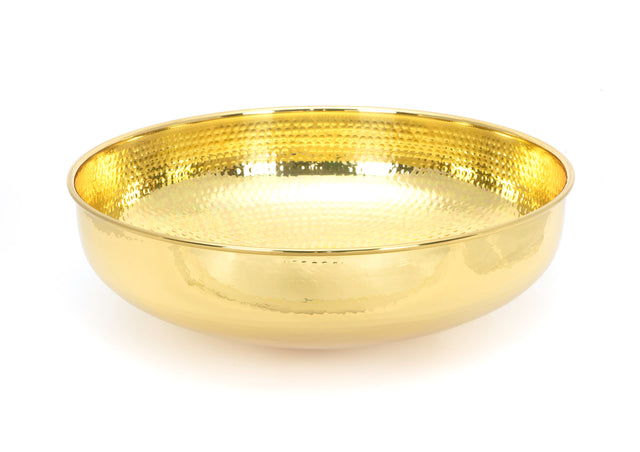 From The Anvil - Hammered Brass Round Sink | Sku. 47199 | Trade Door Handles.