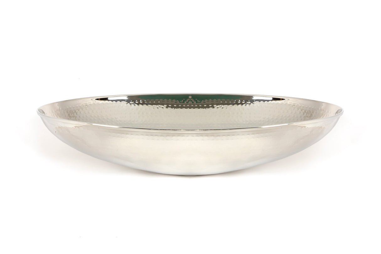 From The Anvil - Hammered Nickel Oval Sink | Sku. 47204 | Trade Door Handles.