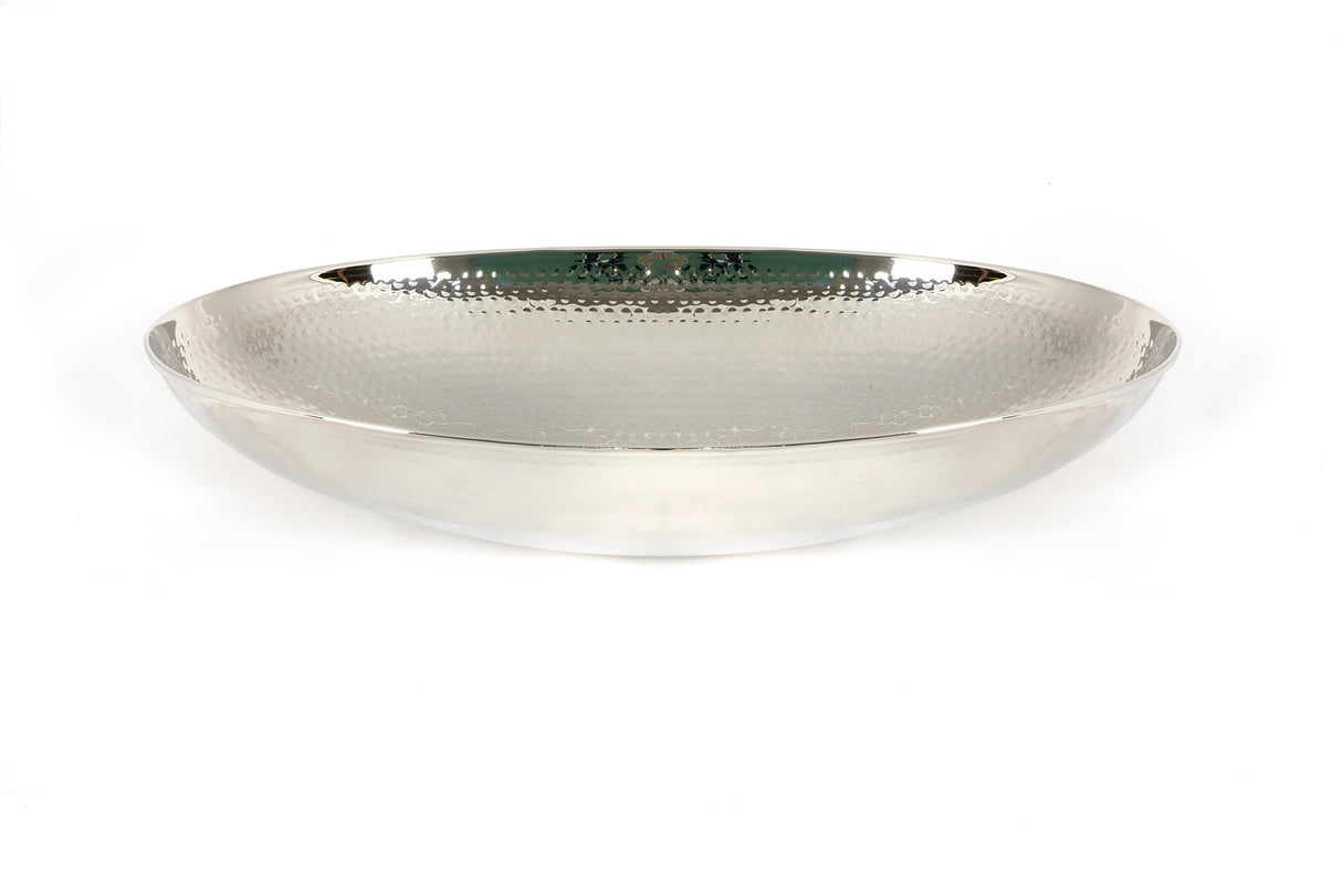 From The Anvil - Hammered Nickel Oval Sink | Sku. 47204 | Trade Door Handles.