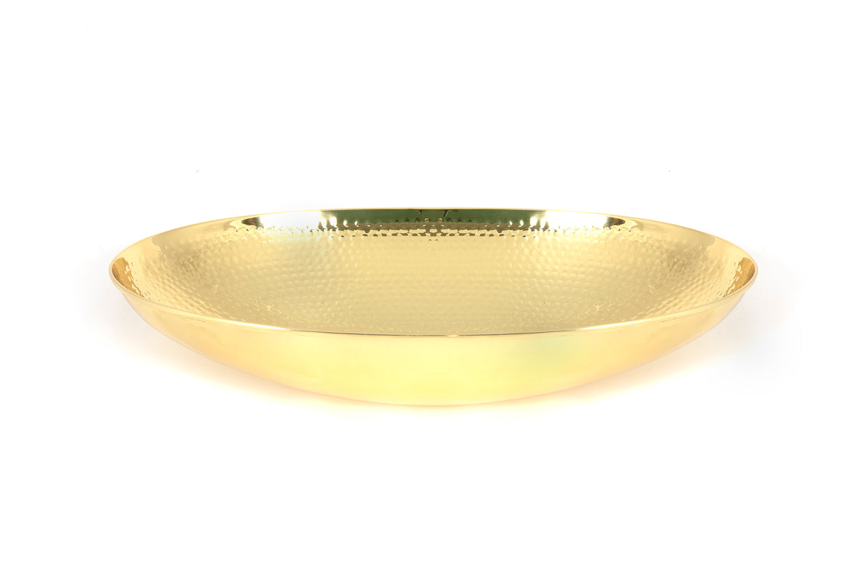 From The Anvil - Hammered Brass Oval Sink | Sku. 47205 | Trade Door Handles.