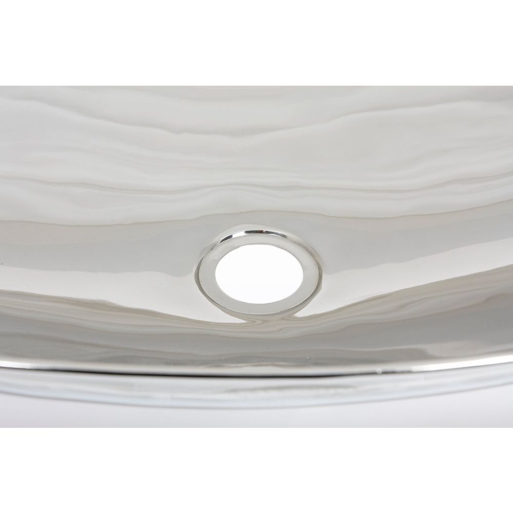 From The Anvil - Smooth Nickel Oval Sink | Sku. 47207 | Trade Door Handles.