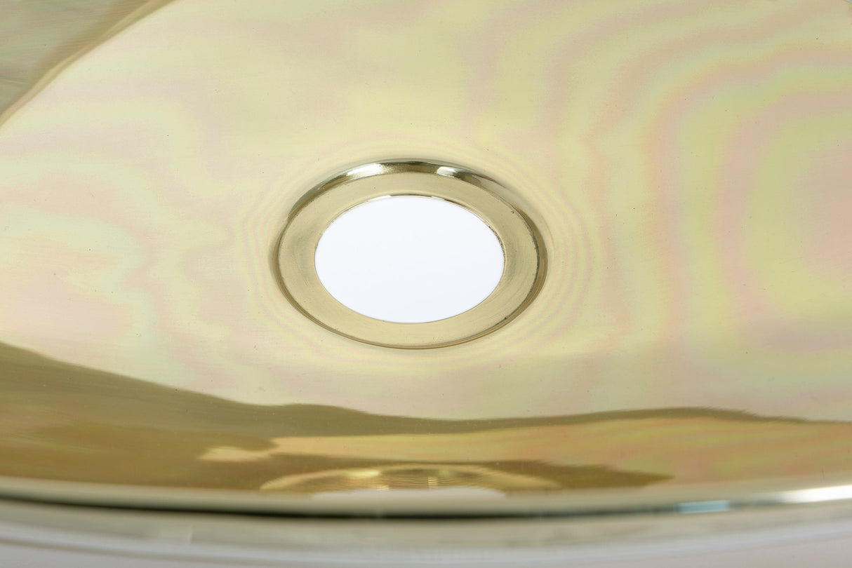 From The Anvil - Smooth Brass Oval Sink | Sku. 47208 | Trade Door Handles.